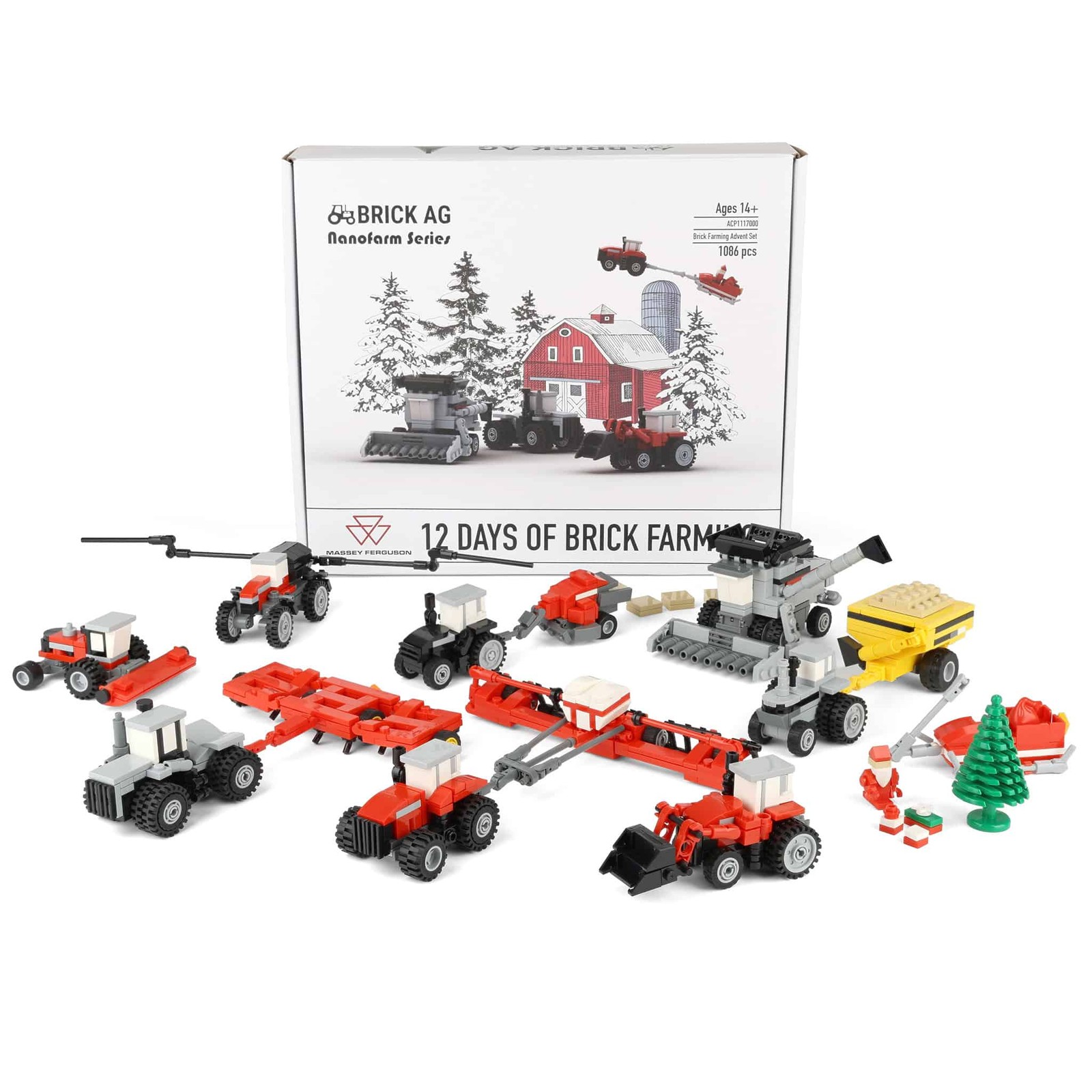 AGCO Massey Ferguson 12 Days of Brick Farming Advent Set ACP1117000