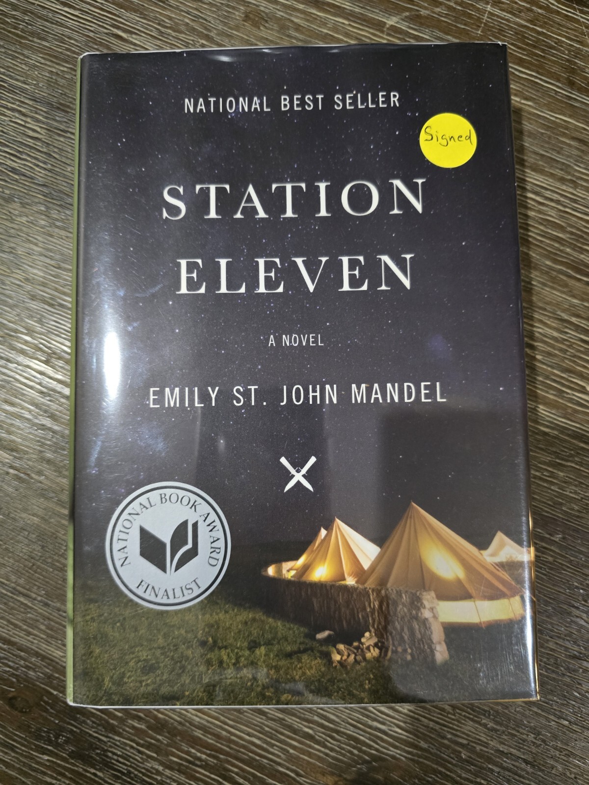 SIGNED~Station Eleven by Emily St. John Mandel, 1st Edition, 9th Printing, HC DJ