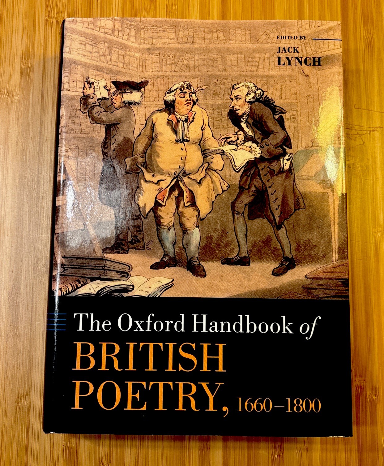The Oxford Handbook of British Poetry, 1660-1800 by Jack Lynch (English) Hardcov