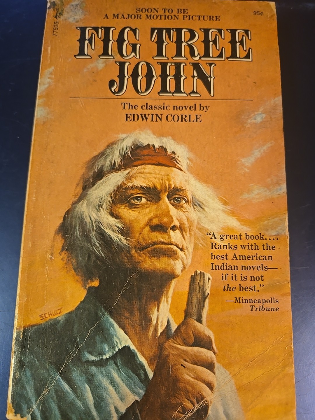 Fig Tree John The Classic Novel by Edwin Corle 1972 Pocket Books 3rd printing G