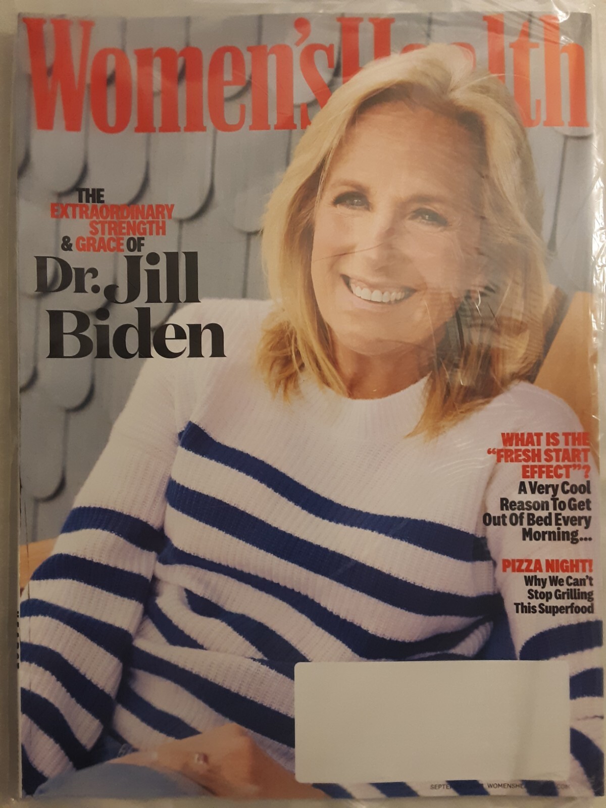 Women’s Health Sep 23 FREE SHIPPING Dr. Jill Biden NEW fresh start effect, pizza