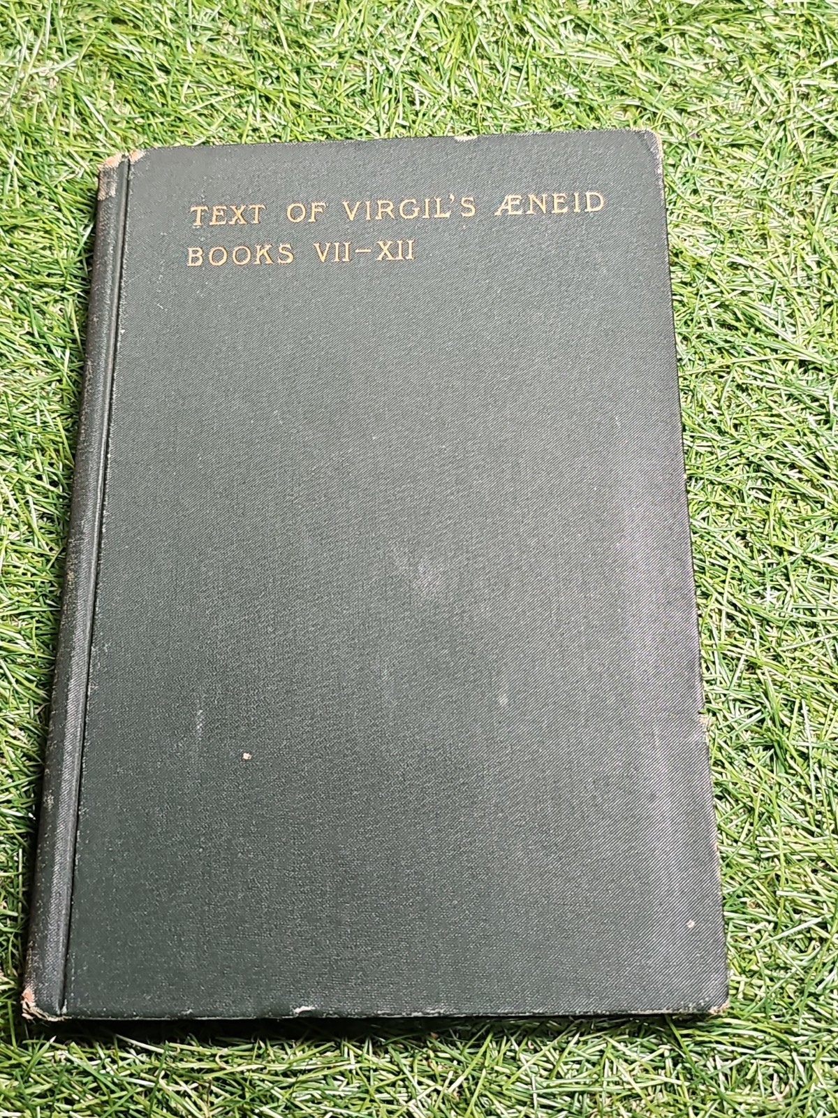 Text Of Virgil’s Aeneid Books VII-XII Harcover 1897