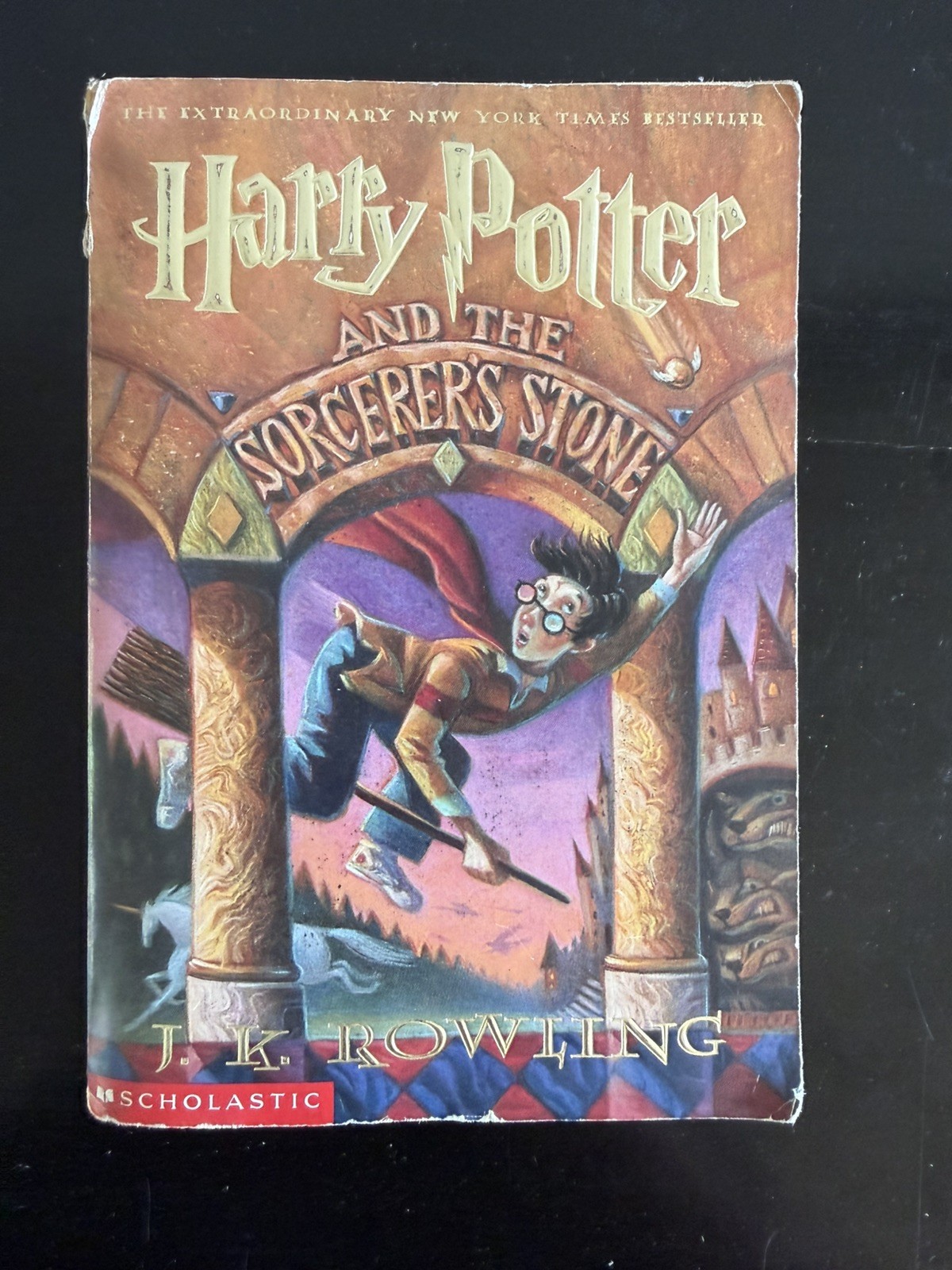 Vtg Harry Potter and the Sorcerer’s Stone Paperback Scholastic J.K. Rowling 1999
