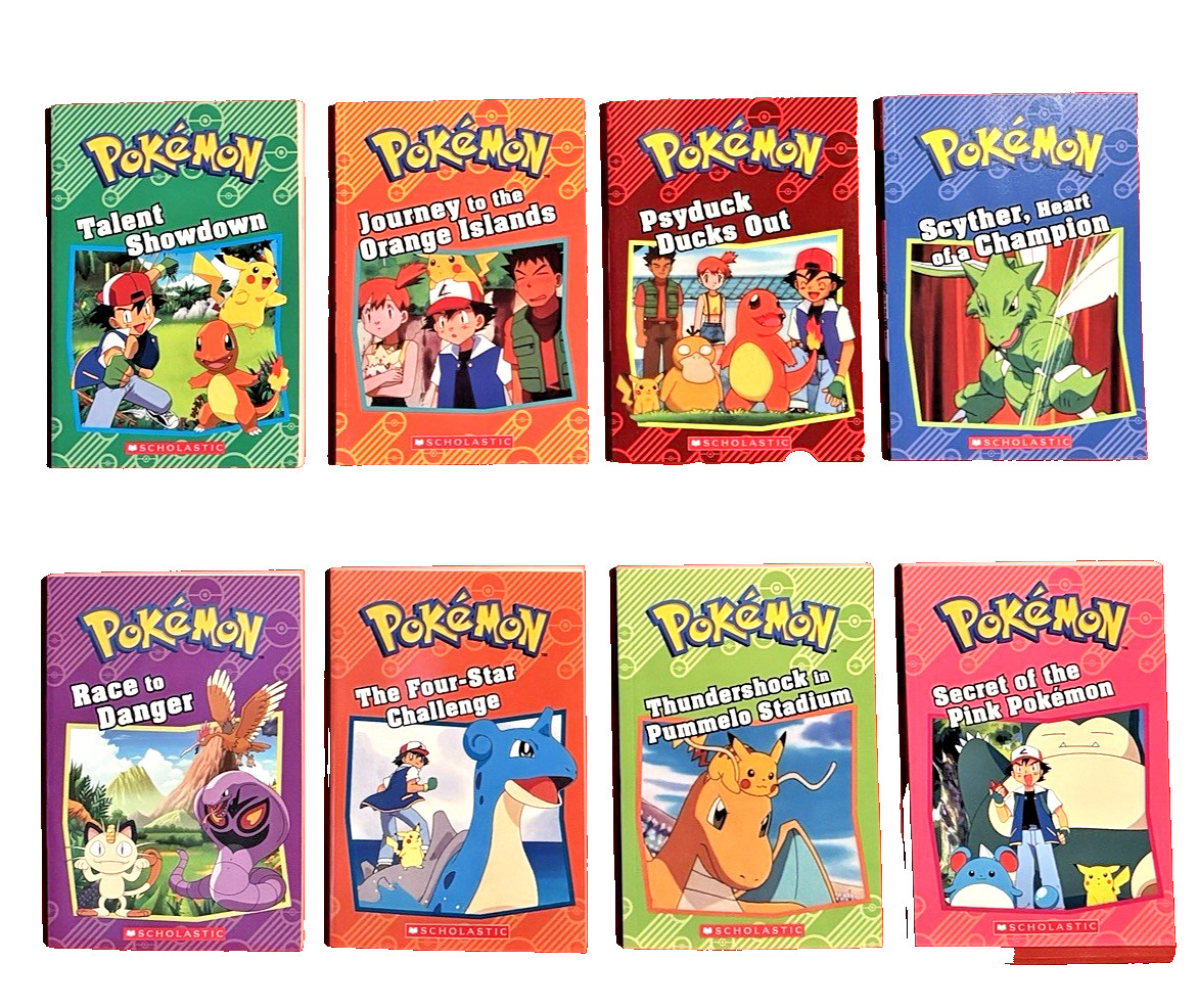 Pokemon Classic Collection Boxed Set 8 Kids New Chapter Books Complete 2017