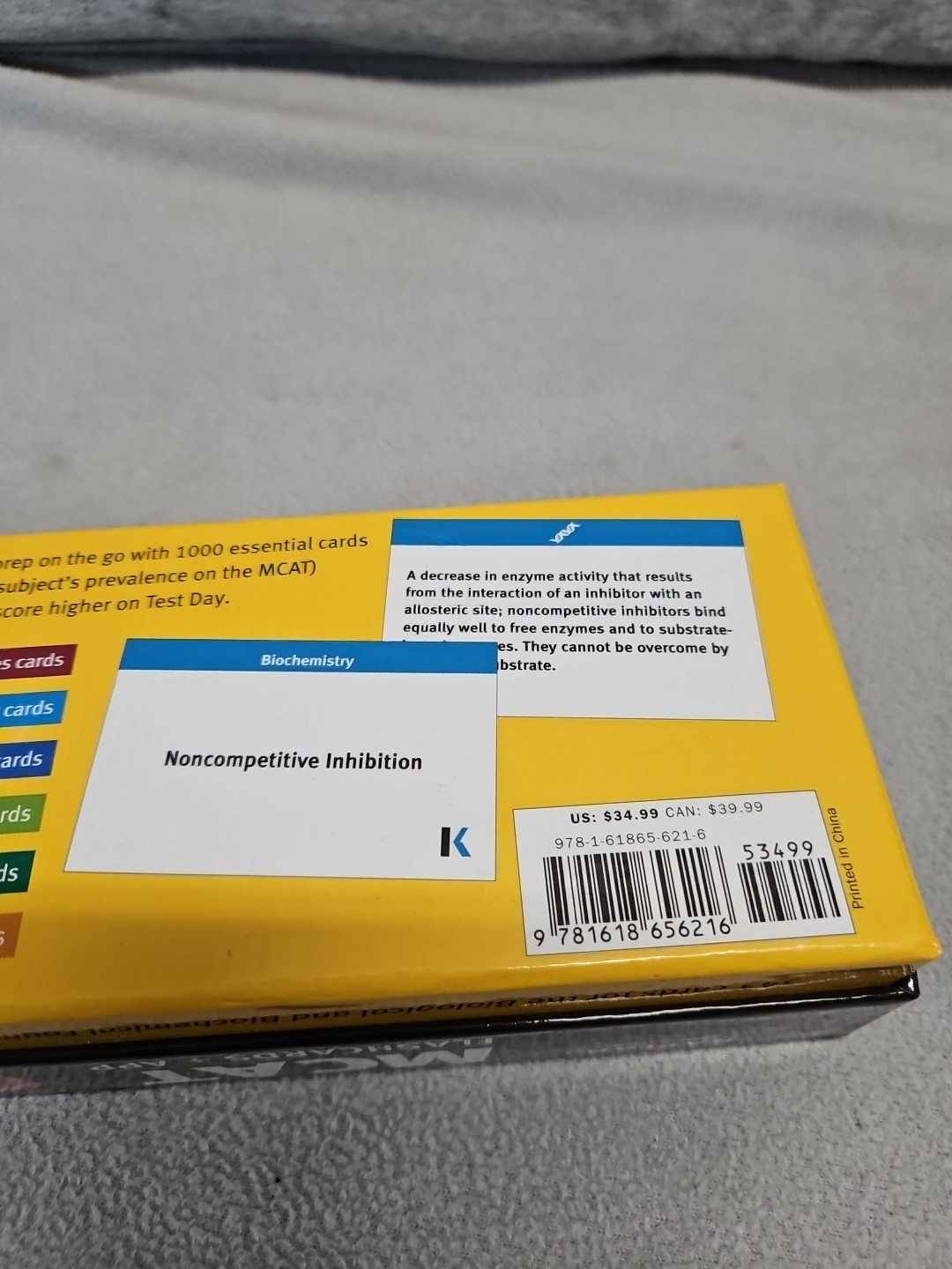 Kaplan Test Prep Ser.: Kaplan MCAT Flashcards + App by Kaplan Test Prep