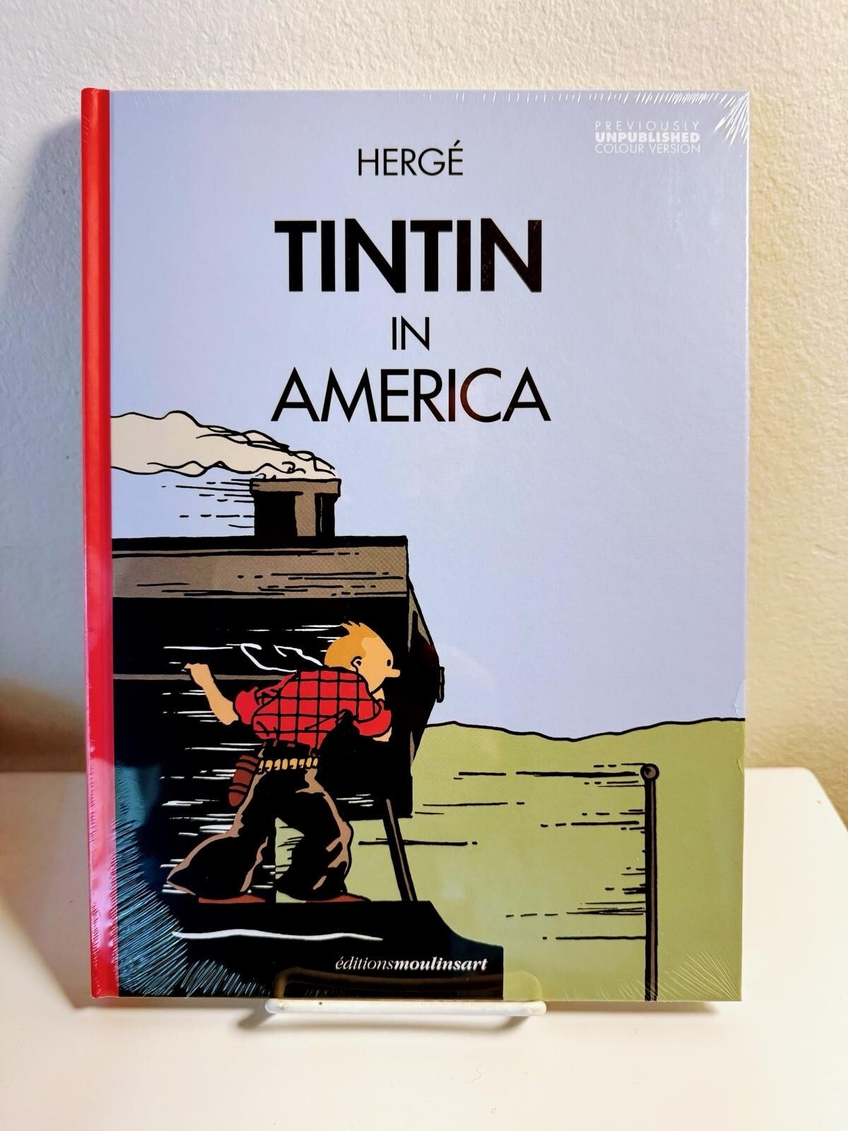 Tintin in America Locomotive – Colorized Version