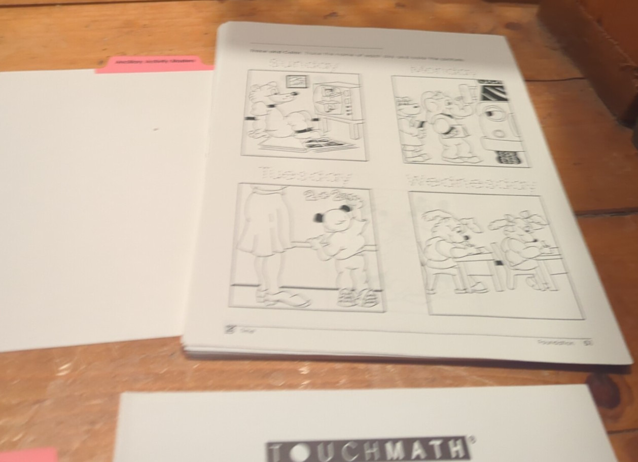 TouchMath Time Kit The 1st Edition (TM341) (Missing pages 1-6)