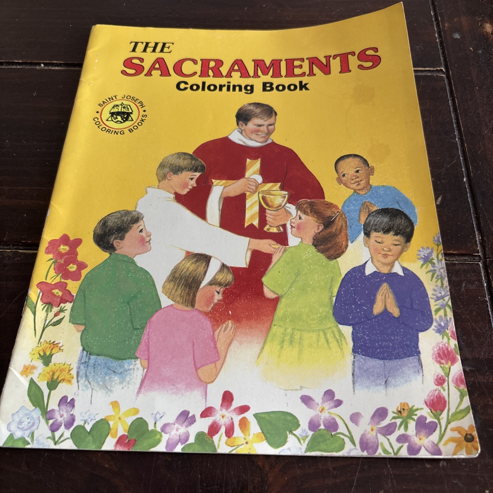 The Sacraments Coloring Book St. Joseph Coloring Book Ills. By Paul Bianca
