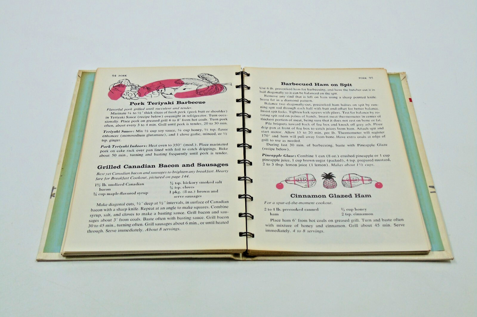 Betty Crocker’s Outdoor Cook Book Vintage 1961 HC With Spiral Golden Press