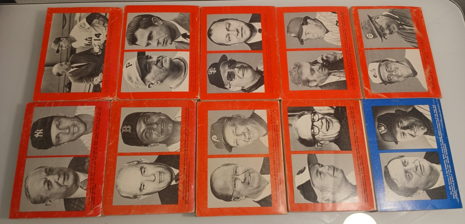 Complete 1970–1979 Spink Official Baseball Guides (Lot of 10) – Sporting News –