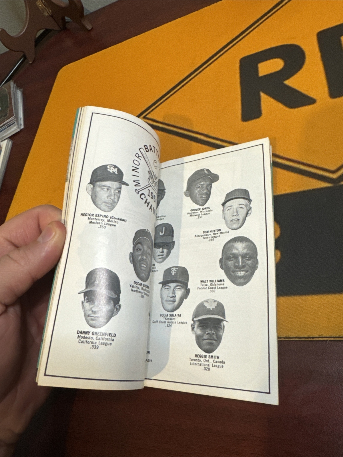 FAMOUS SLUGGER YEARBOOK, 1967, USED, 61 PAGES. VERY NICE