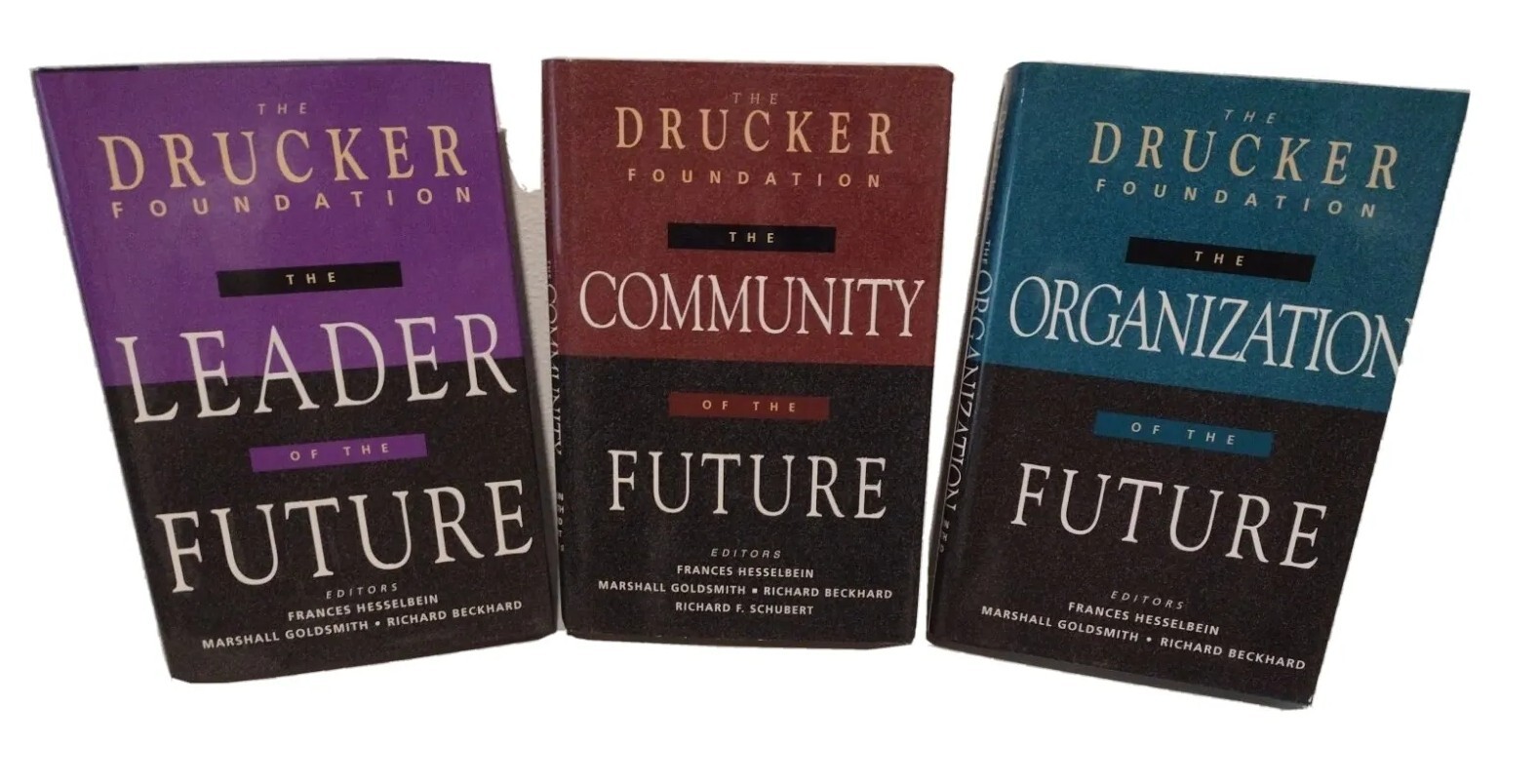 The Drucker Foundation Future Series: Organization Community Leader set of 3 HC