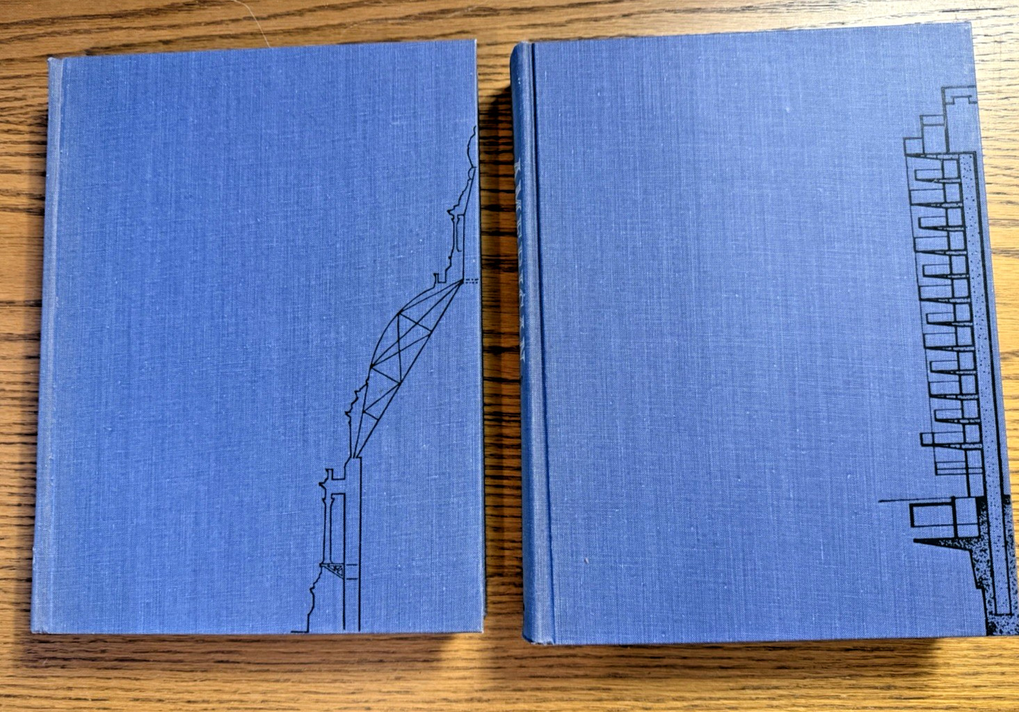 American Building Art Book Set Carl W. Condit 1960 1961 Oxford 19th 20th Century
