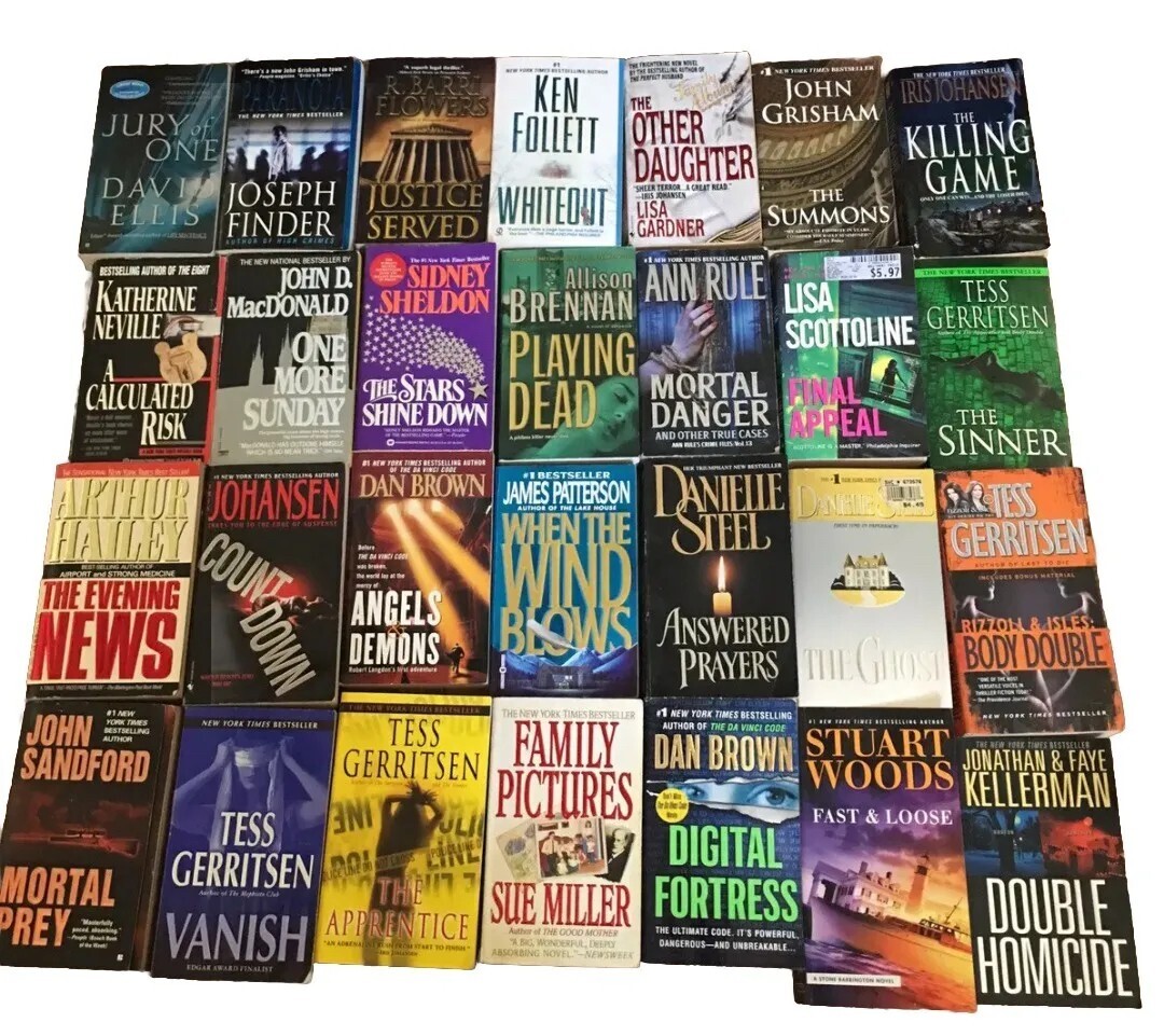 ⭐️ [NEW] Lot of 12 Thriller Bestselling Paperback Books – As New & Very Good