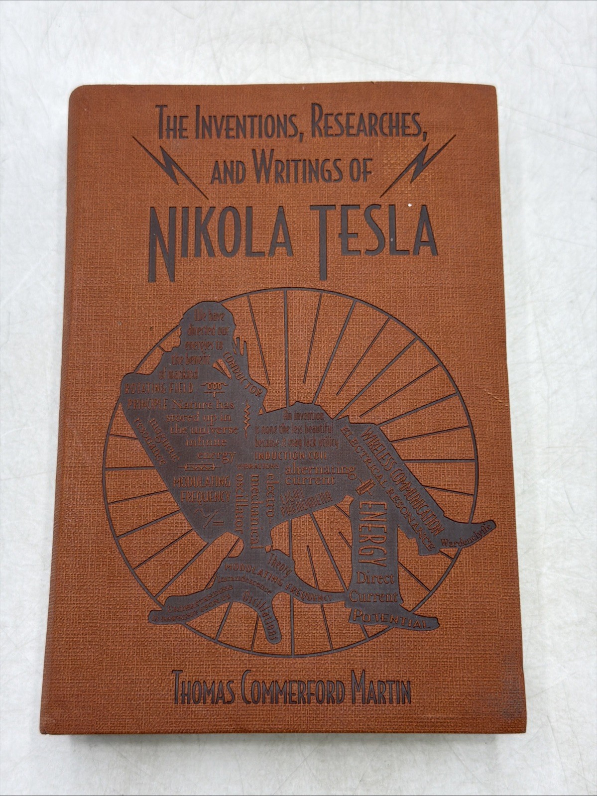 NIKOLA TESLA The Inventions Researches and Writings Book Deluxe Faux Leather