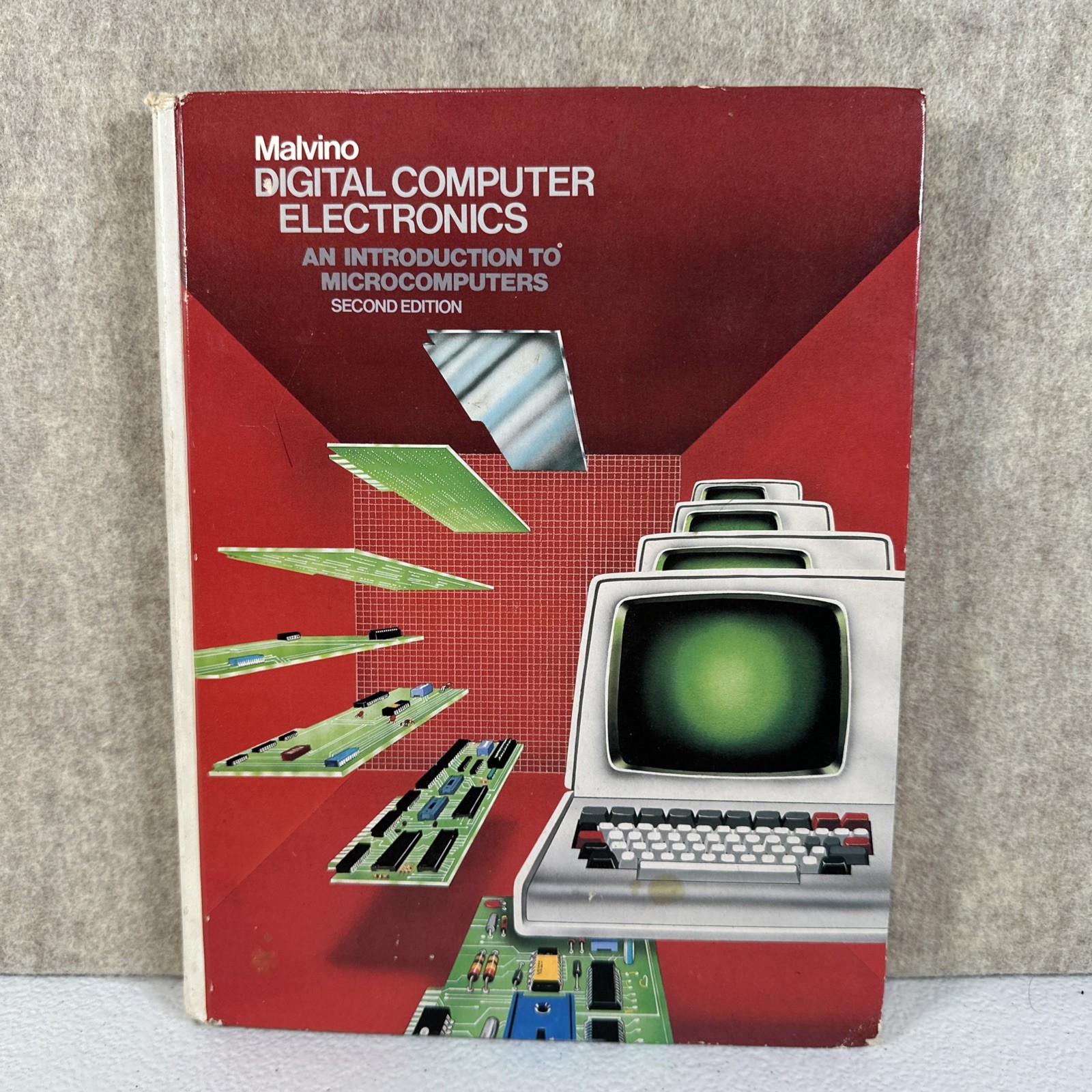 Digital Computer Electronics 2nd Ed. by Albert Malvino – 1983 HC McGraw-Hil VTG