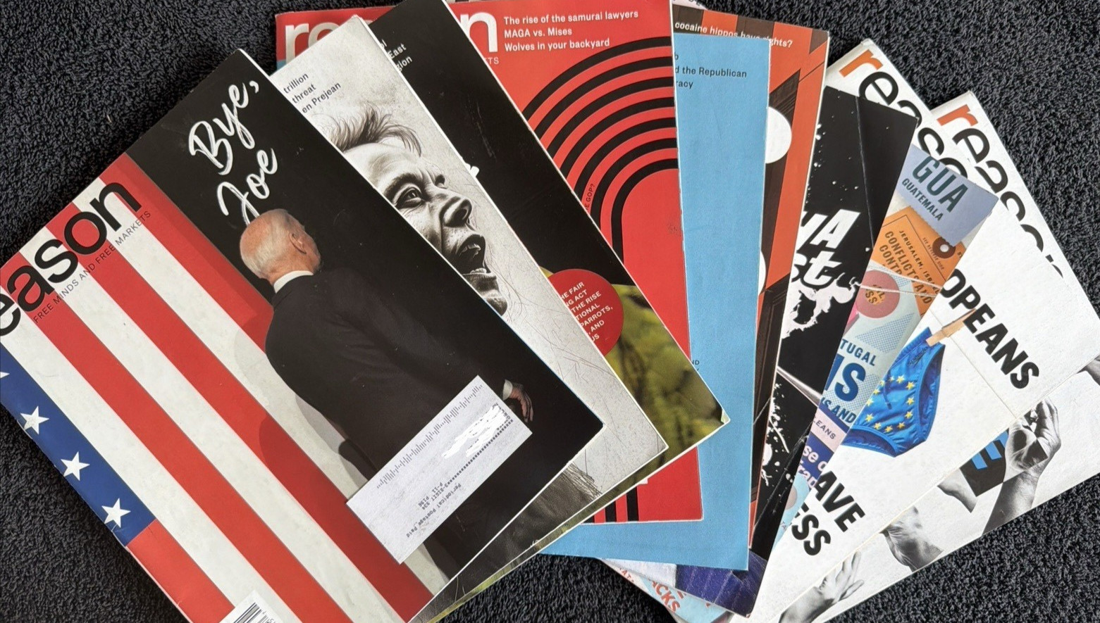 REASON Magazine 2025 (January Thru November) Lot of 10 Issues from 2025