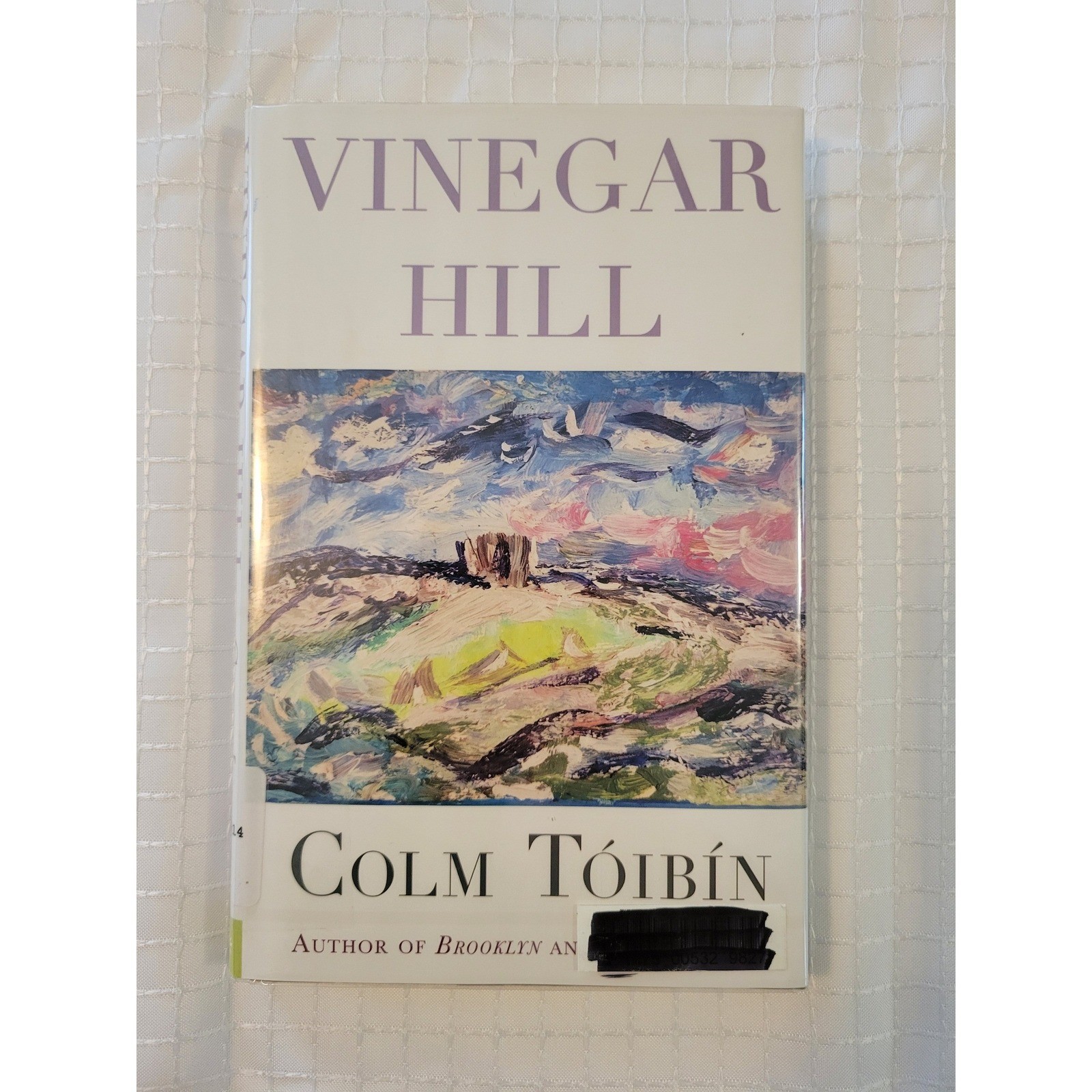 Vinegar Hill Colm Toibin Hardcover Poetry Book 2022 Beacon Press Ex-Library