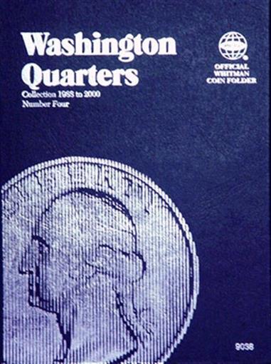 Washington Quarters Coin Folder 1988 1998 Whitman Mini Album 9038 Vol 4 New