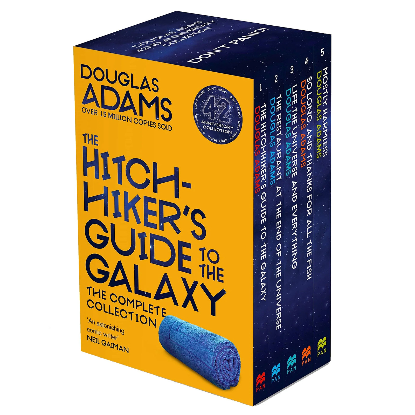 The Complete Hitchhikers Guide to the Galaxy Boxset by Douglas Adams NEW COVER