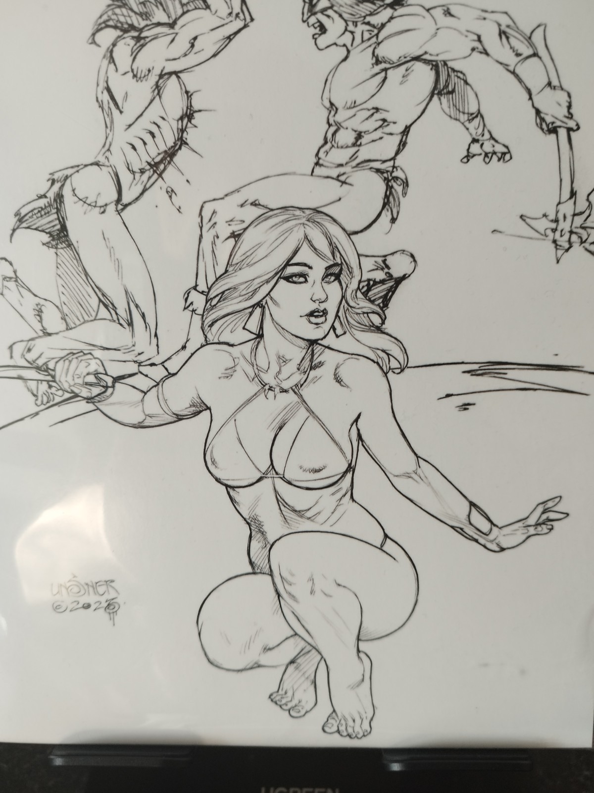 FIRE AND ICE (2023 DYNAMITE) #4 VARIANT CVR I JOSEPH MICHAEL KICKSTARTER NM