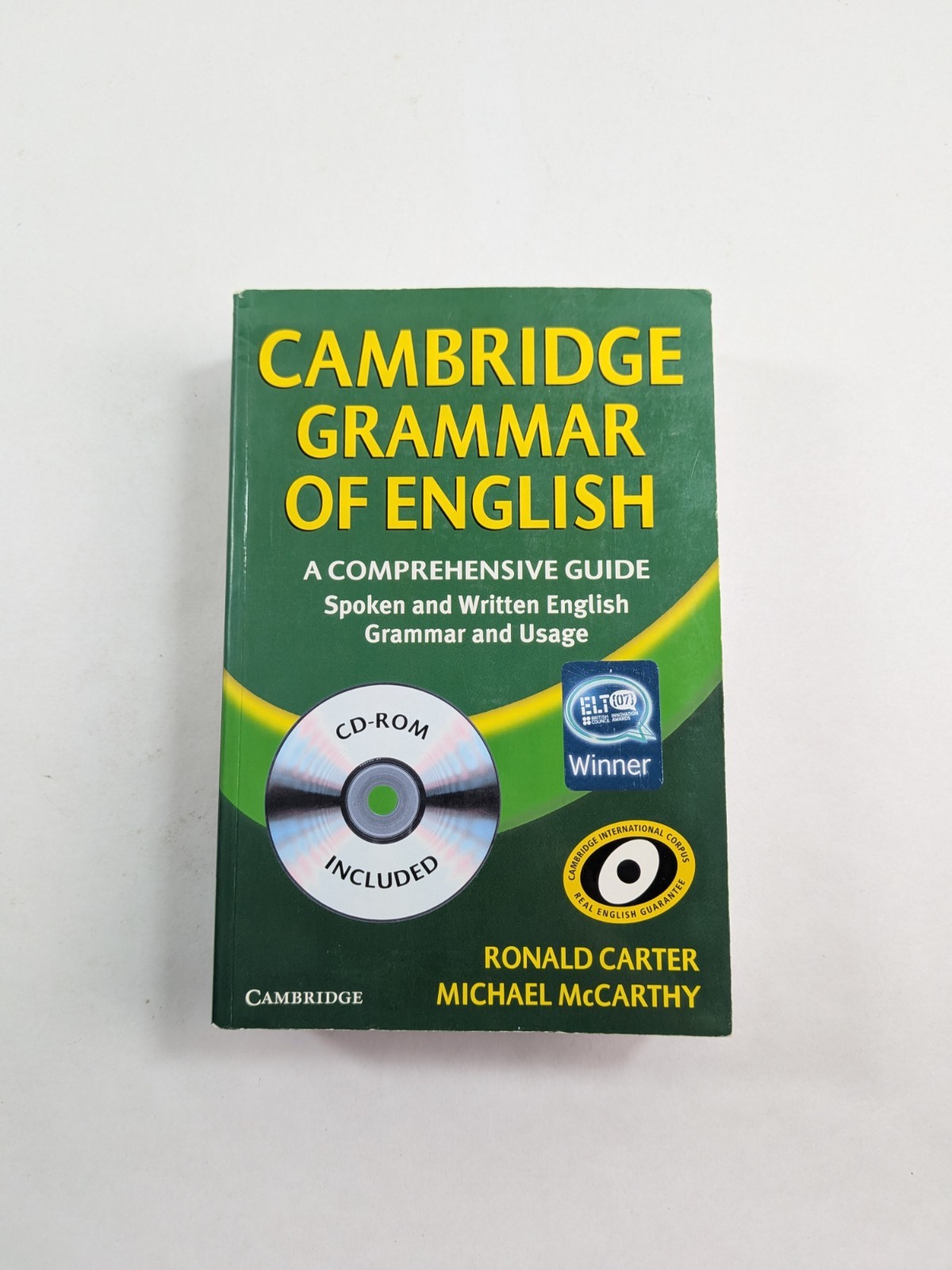 Cambridge Grammar of English w/ CD-ROM by Carter and McCarthy Paperback 2007