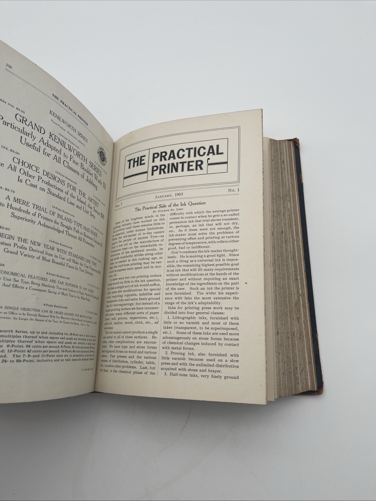 The Practical Printer Typography From 1902 To 1907 Bound