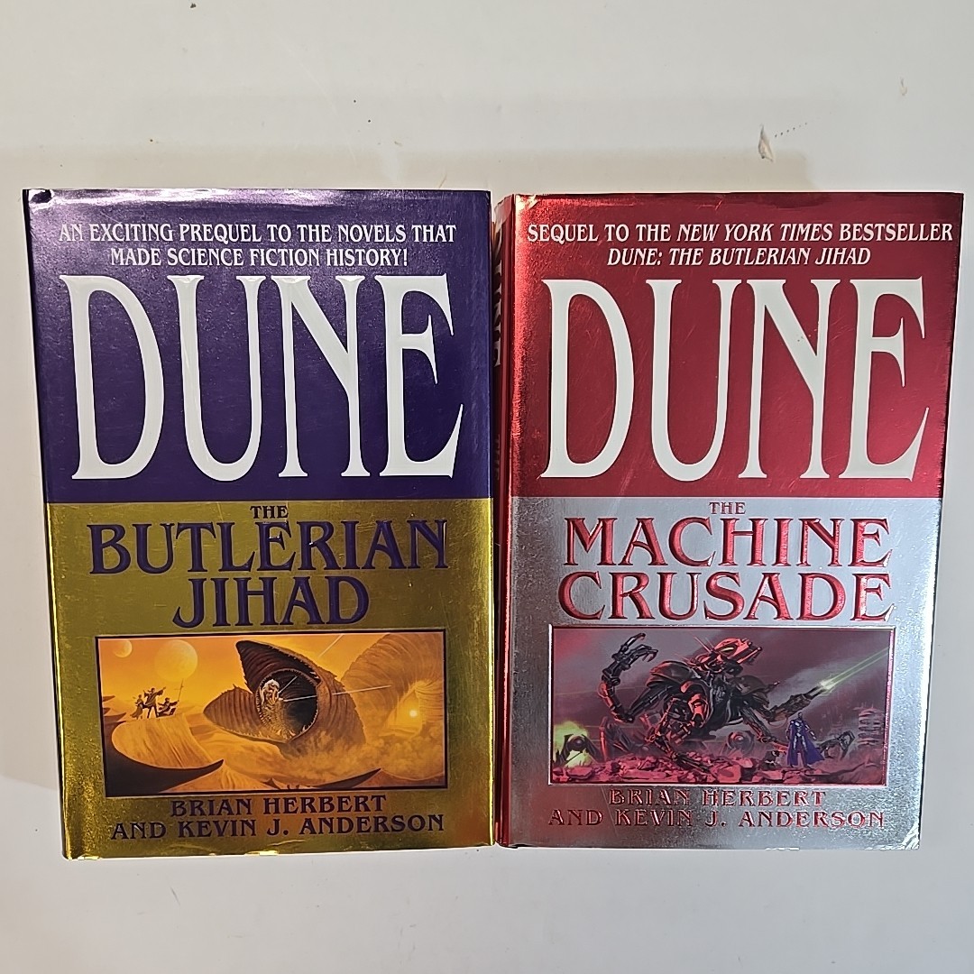Dune The Butlerian Jihad & The Machine Crusade Both 1st Edition 1st Print HC DJ