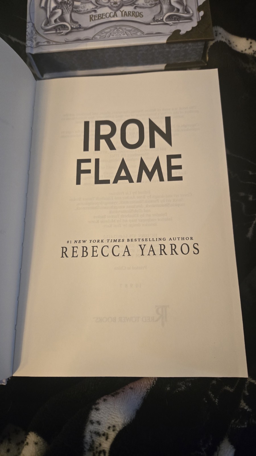 Bookish Box Fourth Wing and Iron Flame Exclusive Editions With Overlays