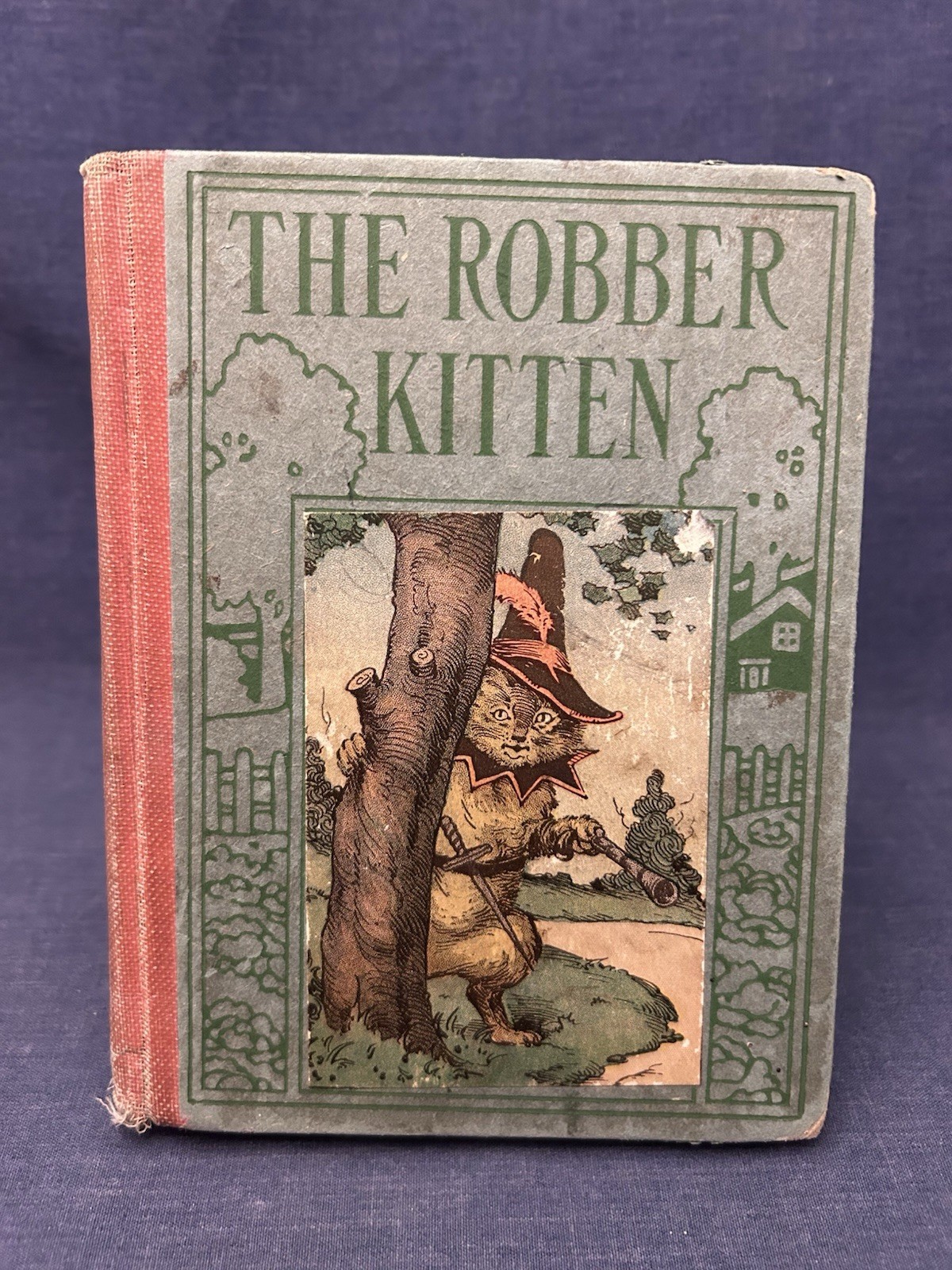 Antique 1920s The Robber Kitten by John Rea Neill Altemus Wee Book 5.5 x 4.5