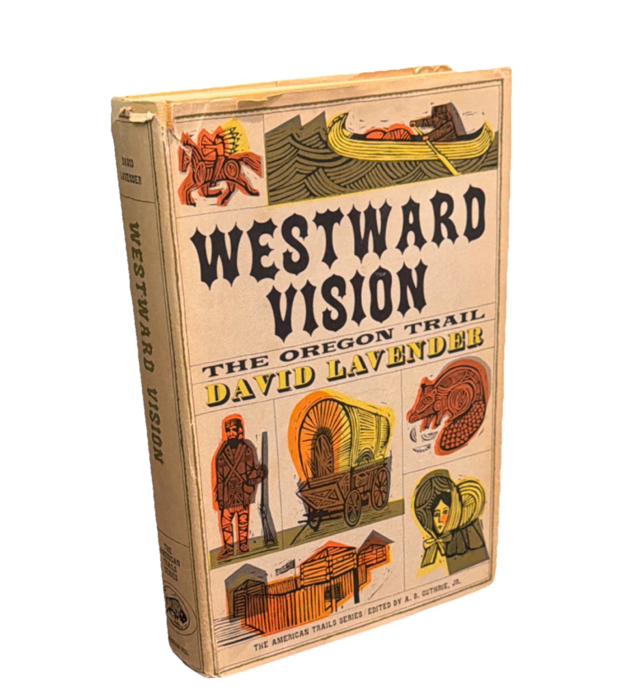 David Lavender Westward Vision Oregon Trail Hardcover McGraw-Hill 1st ed