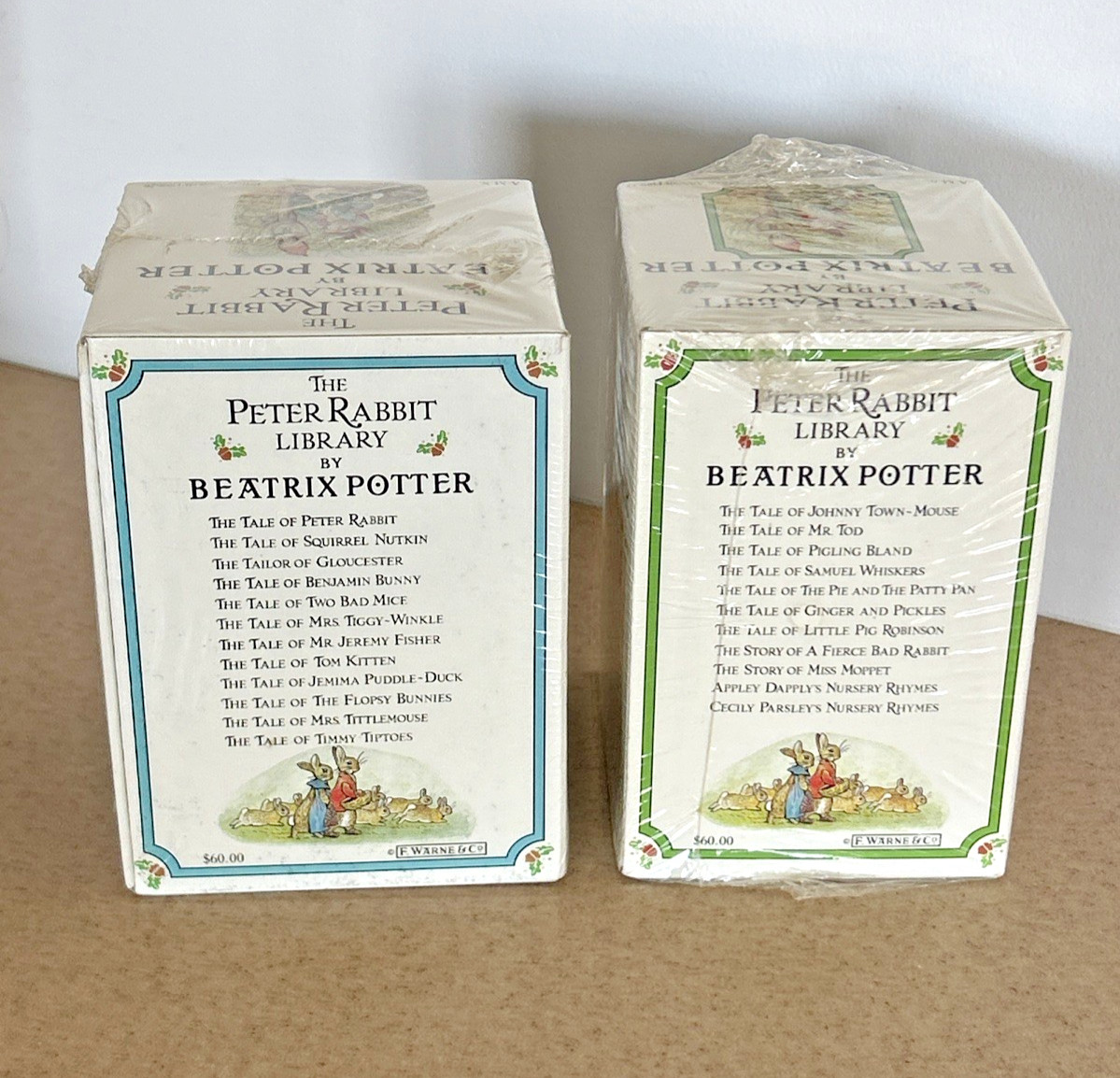 The Peter Rabbit Library Beatrix Potter 23 Volume Boxed Set Sealed NOS