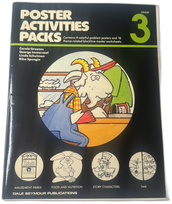 Poster Activities Packs Grade 3 1983 Dale Seymour Publications Worksheets Poster