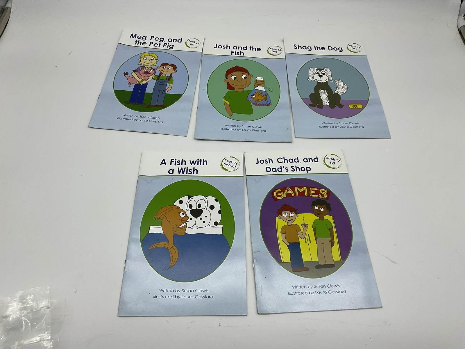 IMSE Decodable Readers Lot 5 Susan Clewis Phonics Kids Blue Paperback Book
