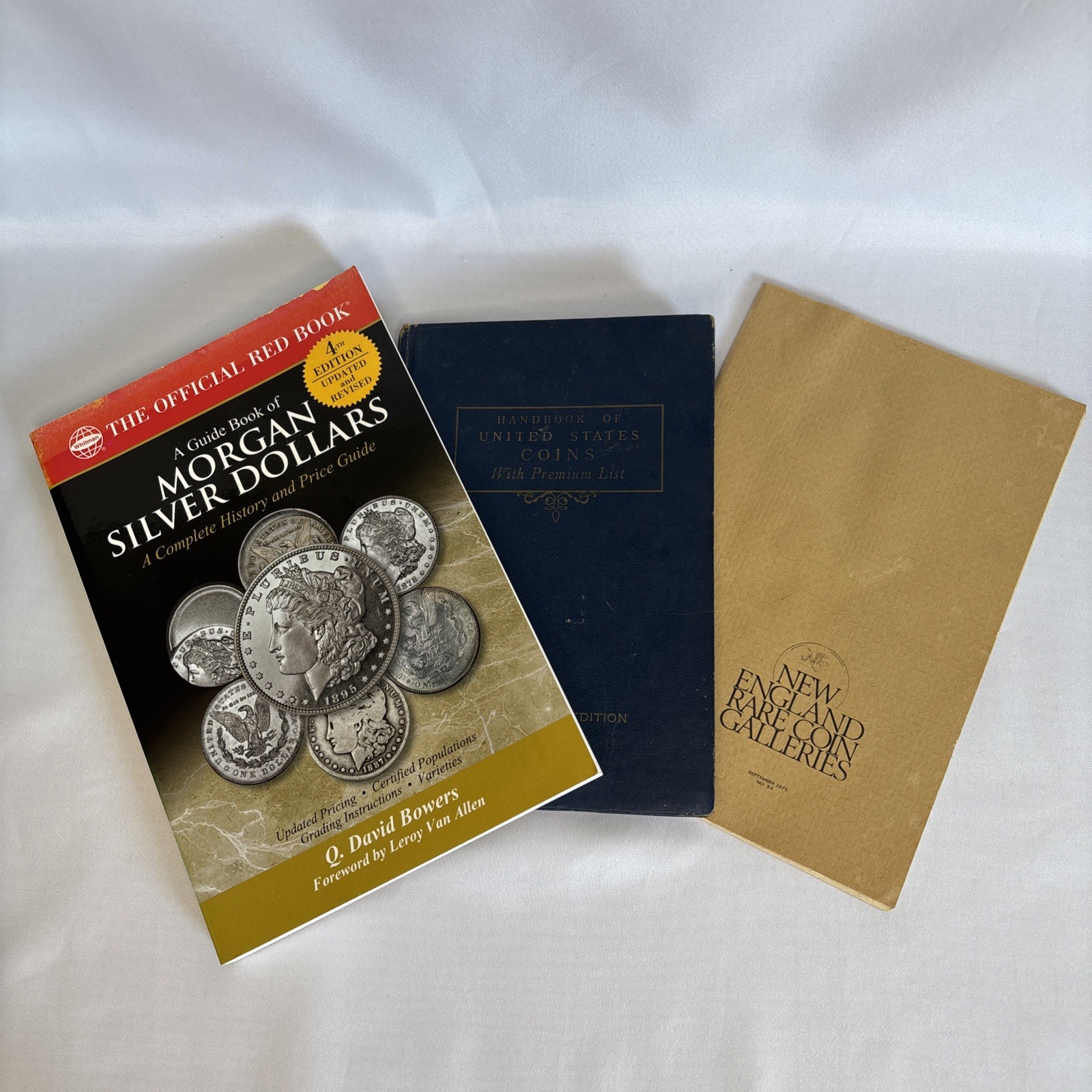 Set of Three Numismatics Books – Rare Coins – US Coins – Morgan Silver Dollars