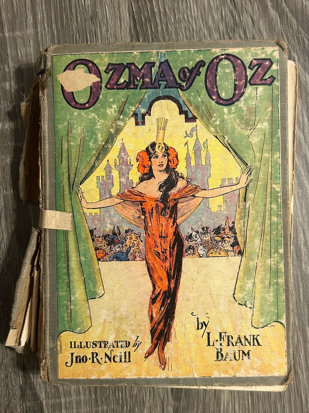Ozma of Oz by L. Frank Baum – Reilly & Lee 1907 Antique Hardcover 270 Pages