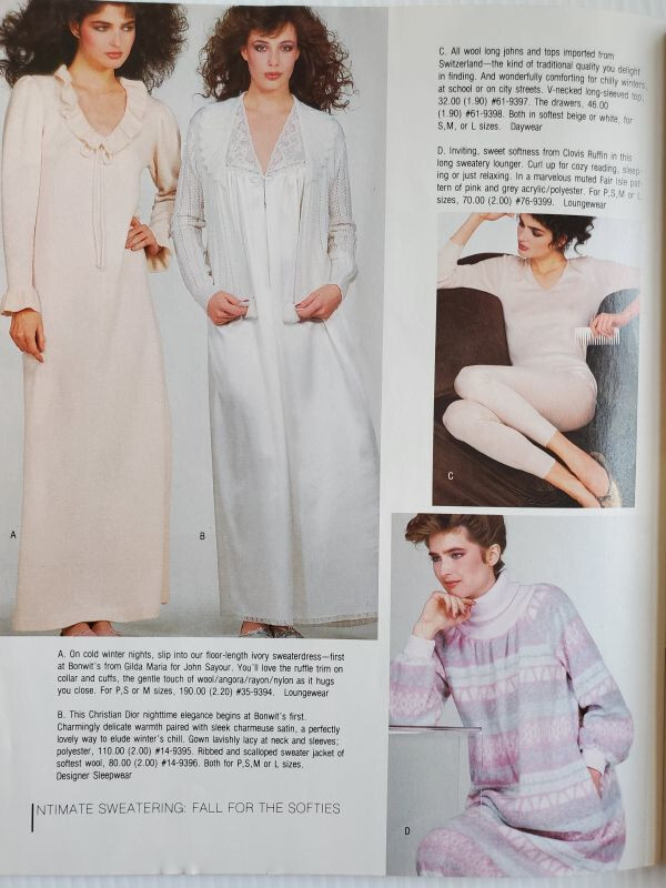 1981 BONWIT TELLER catalog NANCY DeWEIR Kelly LeBrock Donna Stia Nancy Decker