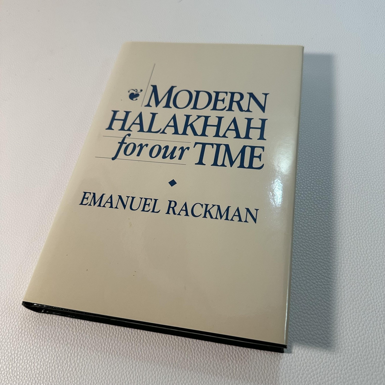 Vintage Modern Halakhah For Our Time Emanuel Rackman Ktav Hardcover Jewish Law