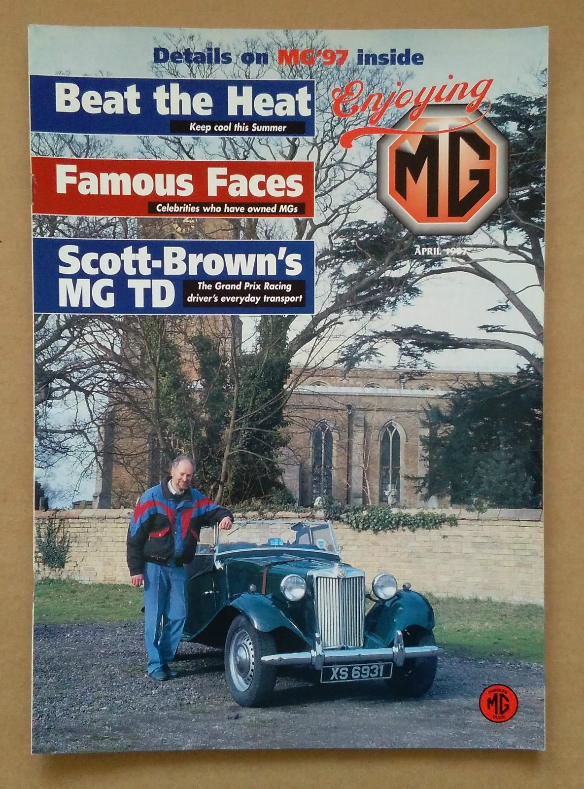 Enjoying MG. Volume 17 Number 4. April 1997 issue. Cooling, Midget, servicing