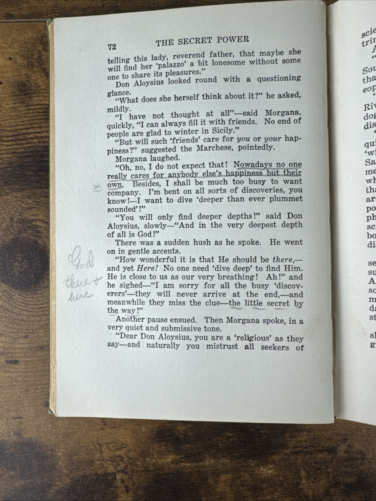THE SECRET POWER BY MARIE CORELLI – 1921 FIRST EDITION – MYSTICISM/METAPHYSICS