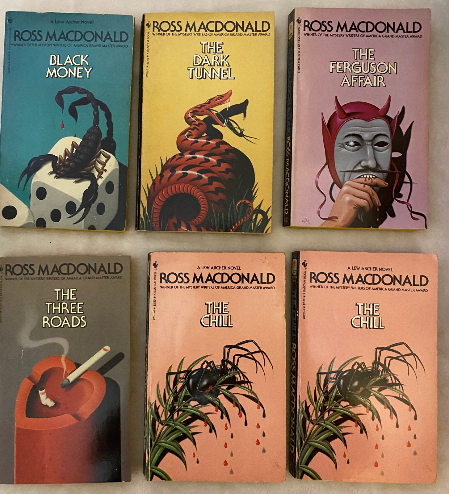 Lew Archer Ross Macdonald CHOOSE YOUR TITLE: 14 Paperback 1970-90s Very Good #5