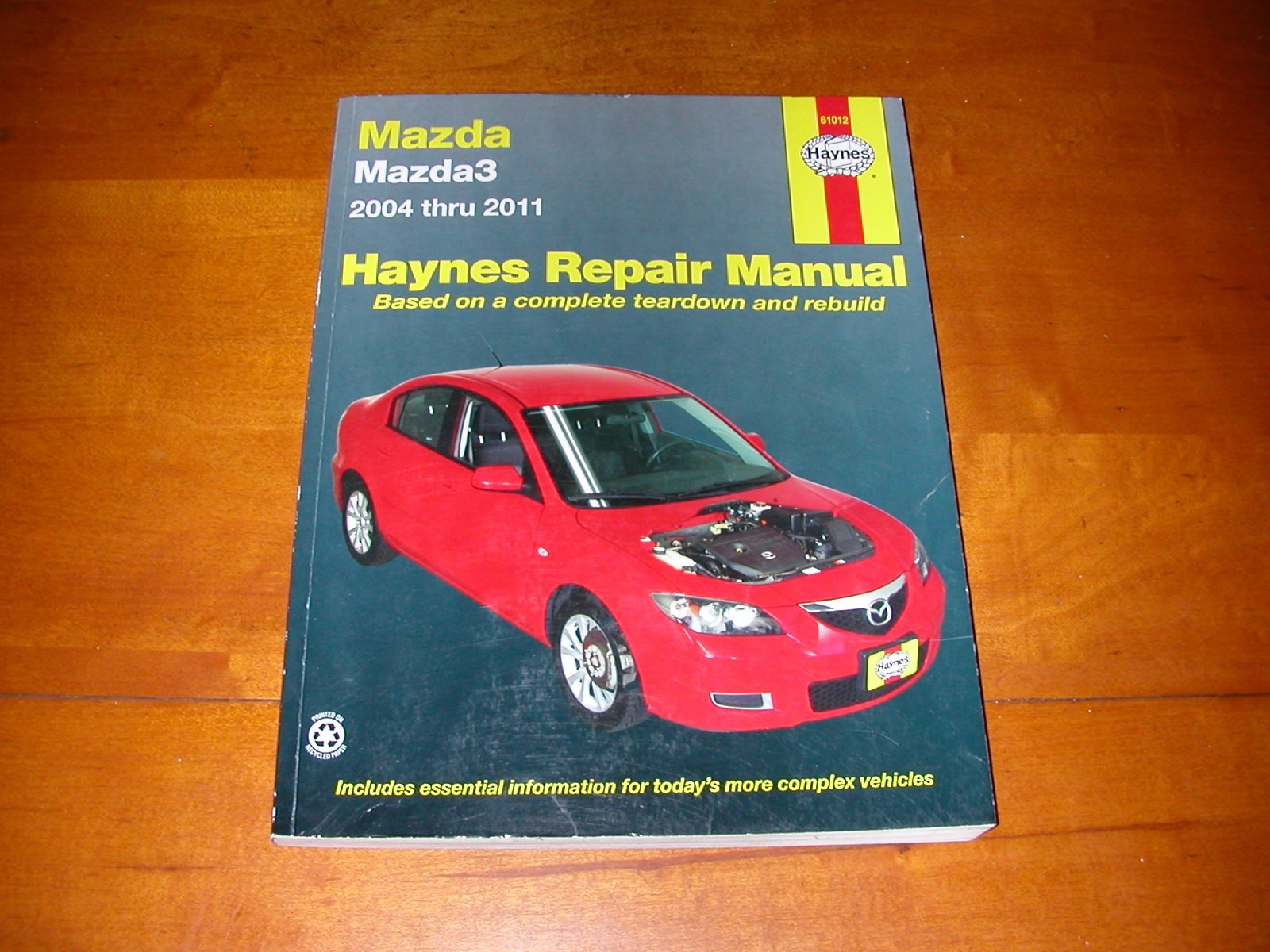 2004-2011 MAZDA 3 HAYNES SERVICE REPAIR MANUAL MAZDA3 CHILTON