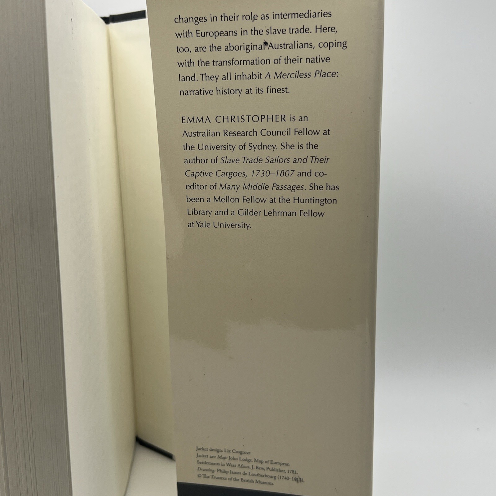 Emma Christopher:A Merciless Place,1st Edition 2011, HC DJ Oxford Univ Press