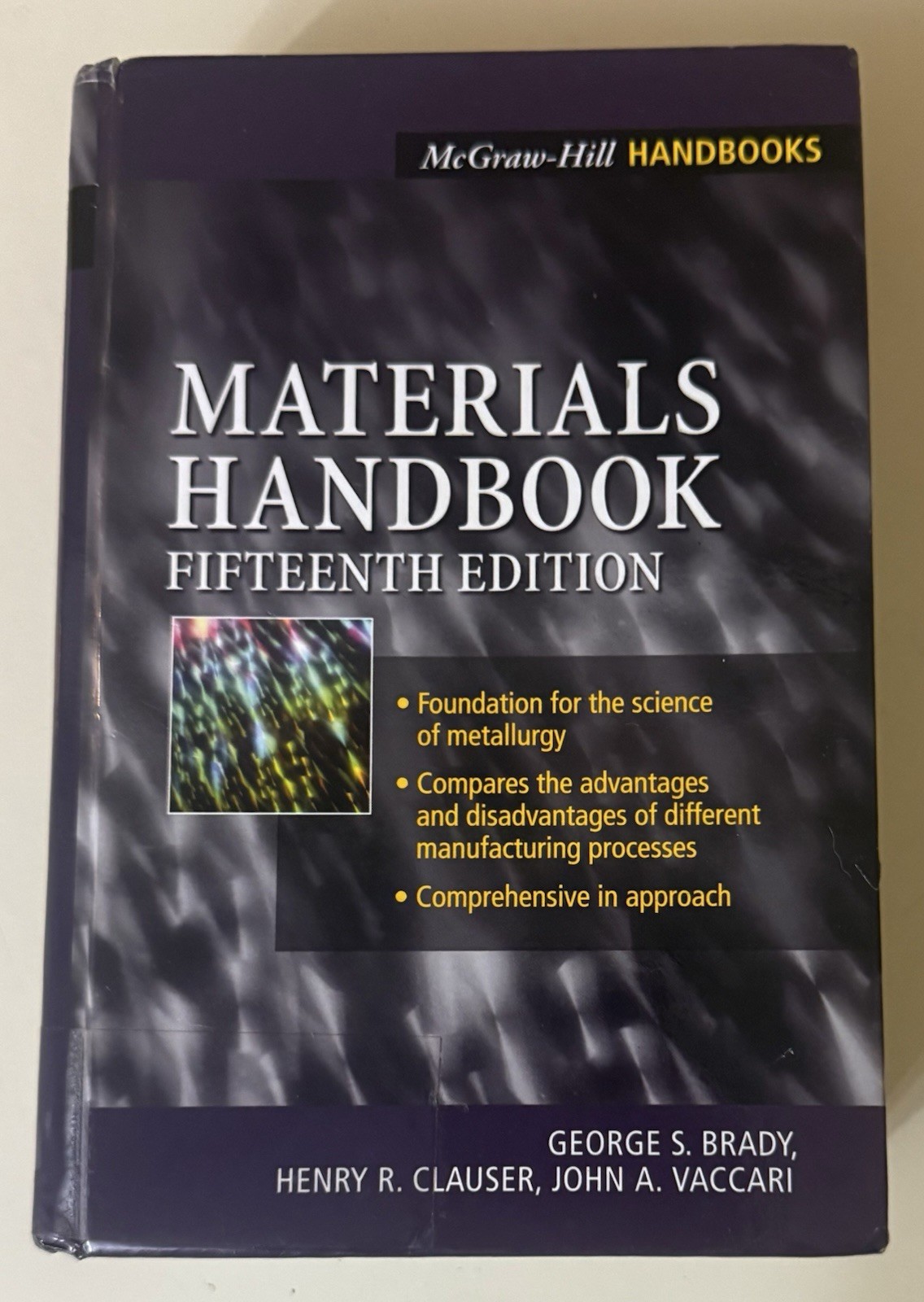 MATERIALS HANDBOOK 15TH EDITION – GEORGE S. BRADY