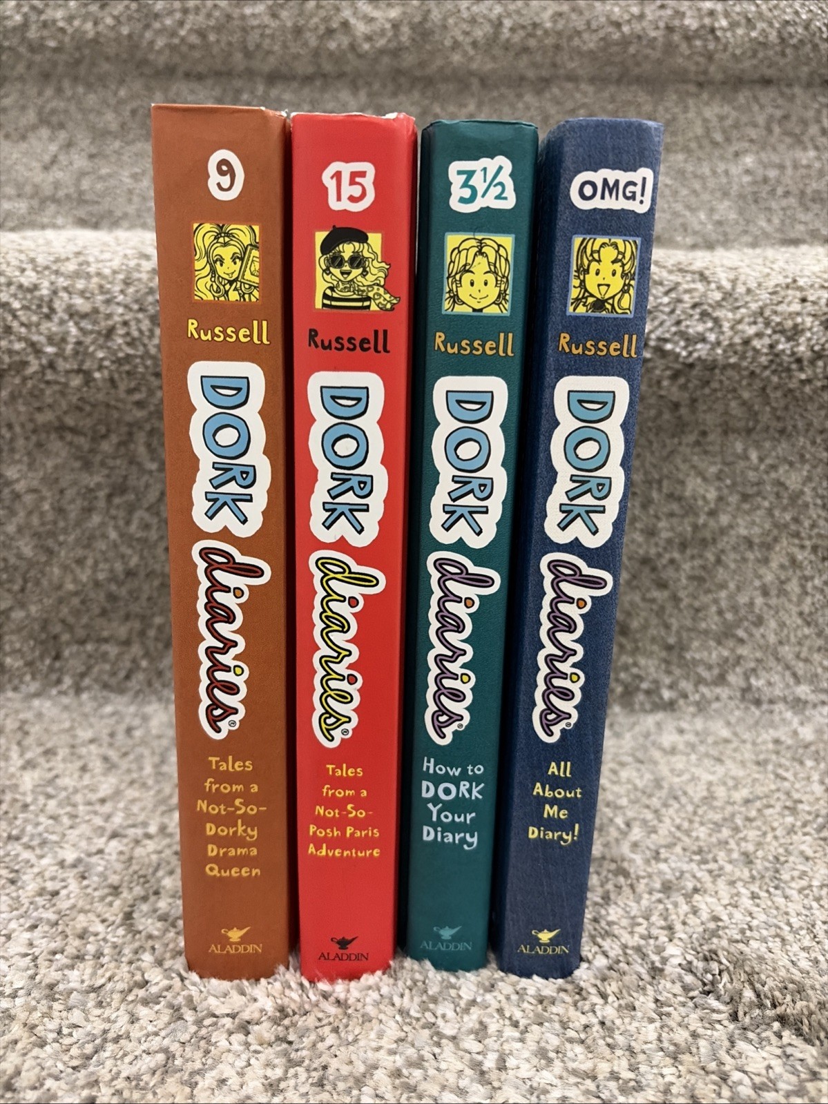 Dork Diaries Tales Set 9, 15, 3 1/2, OMG by Rachel Renée Russell NEW! Bundle Set