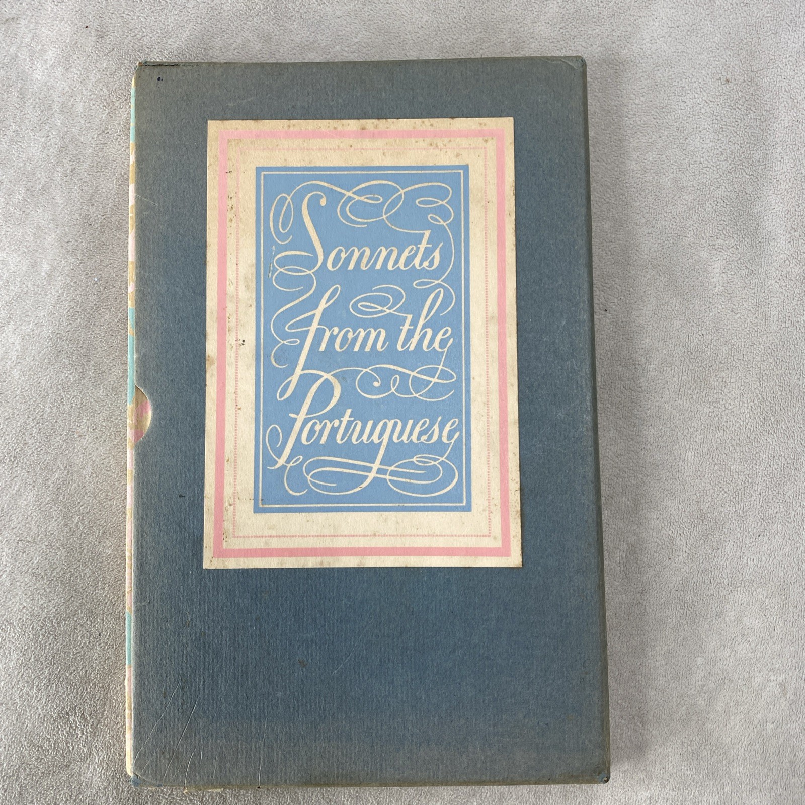 RARE Sonnets from the Portuguese by Elizabeth Barrett Browning with Slipcase