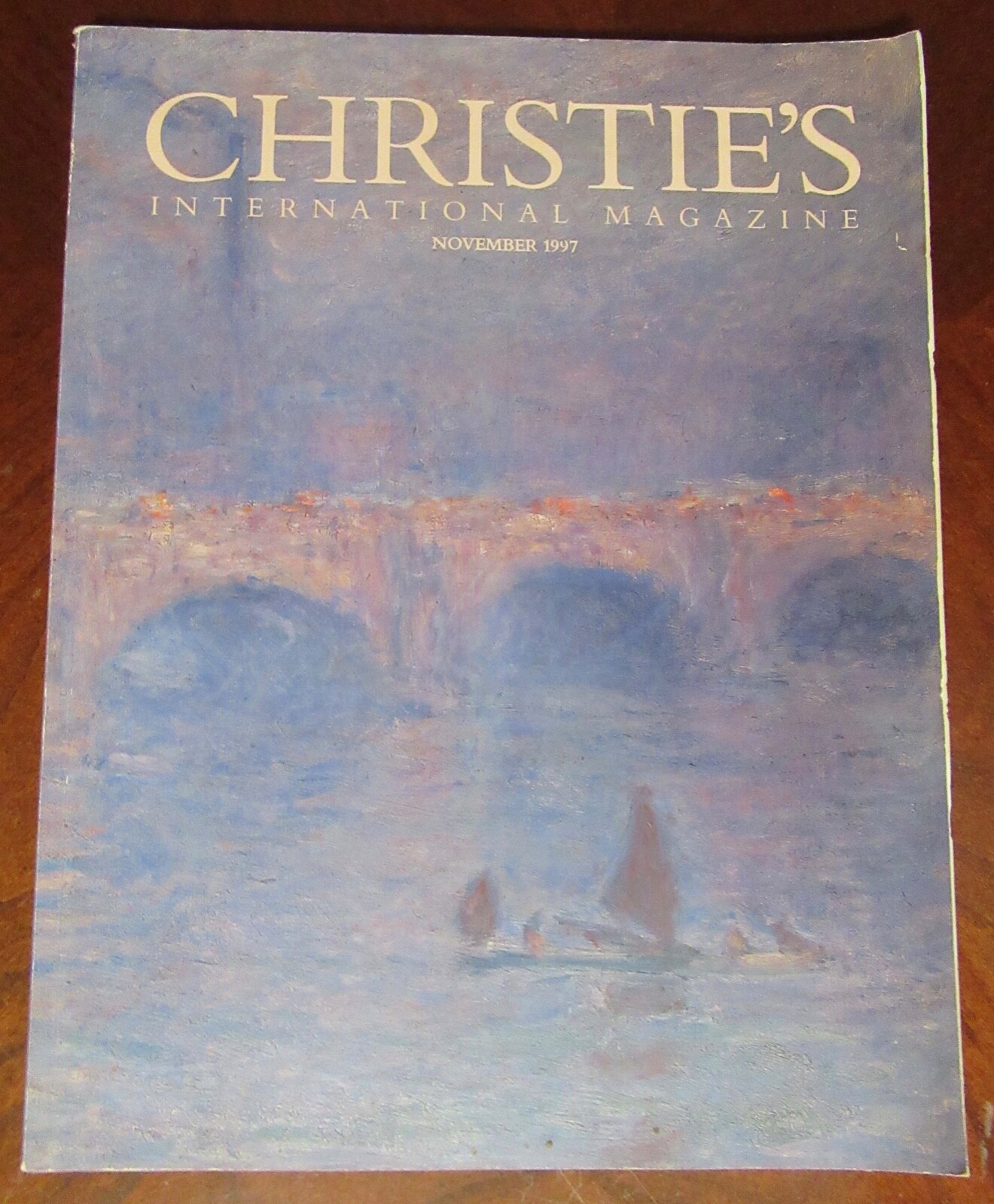 CHRISTIE’S CATALOG INTERNATIONAL MAGAZINE 158 PAGES 1997