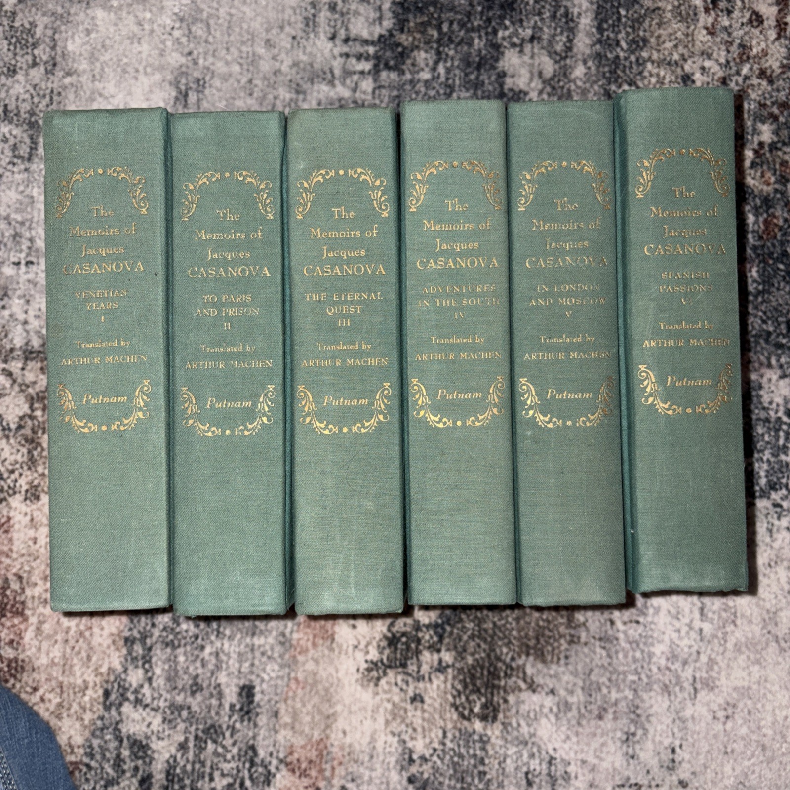 1894 Memoirs Of Jacques Casanova Volumes 1-6 Complete English Translation Machen