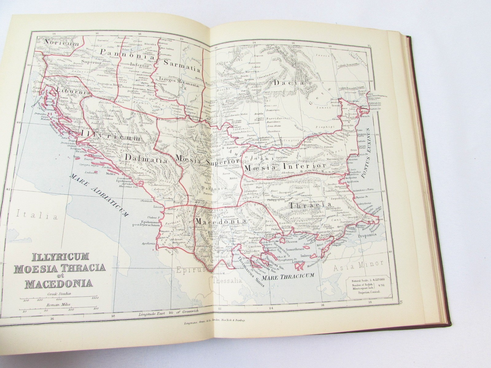 Longman’s Atlas of Ancient Geography George Butler 1905/1909 HC Maps