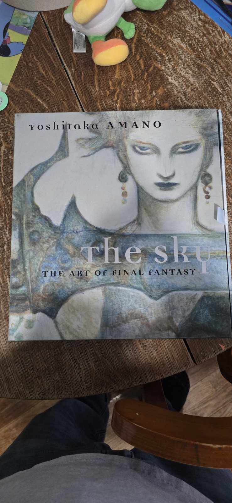 The Sky: The Art of Final Fantasy Slipcased Edition by Yoshitaka Amano USED